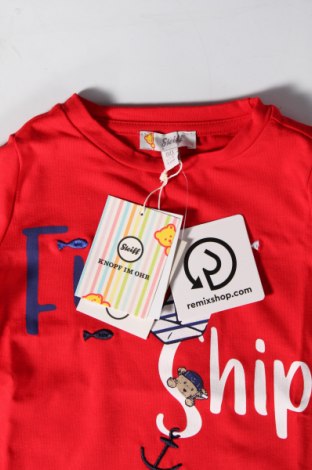 Kinder T-Shirt Steiff, Größe 12-18m/ 80-86 cm, Farbe Rot, Preis € 8,99