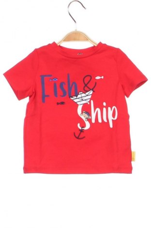 Kinder T-Shirt Steiff, Größe 12-18m/ 80-86 cm, Farbe Rot, Preis 9,49 €