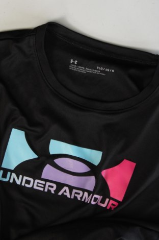 Детска тениска Under Armour, Размер 14-15y/ 168-170 см, Цвят Черен, Цена 20,29 лв.