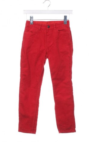 Pantaloni de catifea reiată, pentru copii H&M, Mărime 9-10y/ 140-146 cm, Culoare Roșu, Preț 53,57 Lei