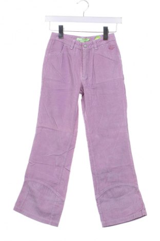 Pantaloni de catifea reiată, pentru copii Quiksilver, Mărime 9-10y/ 140-146 cm, Culoare Mov, Preț 93,99 Lei