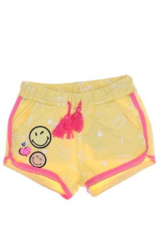 Kinder Shorts Smiley, Größe 3-4y/ 104-110 cm, Farbe Gelb, Preis 2,49 €