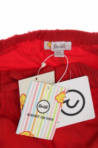 Kinder Shorts Steiff, Größe 18-24m/ 86-98 cm, Farbe Rot, Preis € 9,99