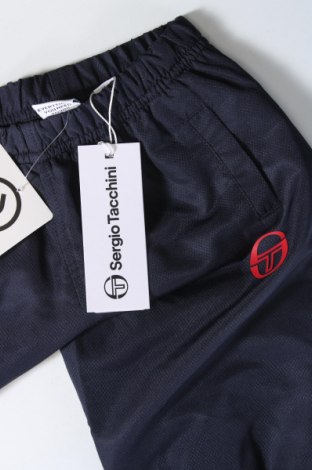 Детски панталон Sergio Tacchini, Размер 3-6m/ 62-68 см, Цвят Син, Цена 17,99 лв.