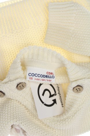 Kinderpullover Coccodrillo, Größe 3-6m/ 62-68 cm, Farbe Ecru, Preis 6,14 €