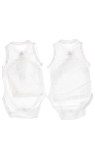 Gyerek body Petit Bateau, Méret 0-1m / 50 cm, Szín Fehér, Ár 9 749 Ft