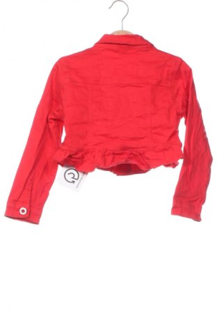 Kinder Jeansjacke, Größe 5-6y/ 116-122 cm, Farbe Rot, Preis 13,99 €