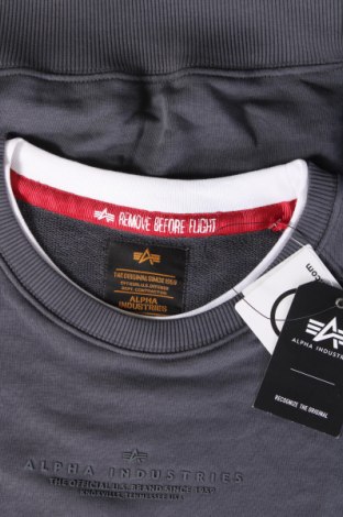 Męska bluzka Alpha Industries, Rozmiar L, Kolor Szary, Cena 259,49 zł