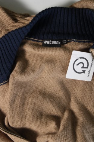 Jachetă tricotată de bărbați Watson's, Mărime XXL, Culoare Bej, Preț 71,99 Lei