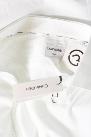 Ανδρικό πουκάμισο Calvin Klein, Μέγεθος M, Χρώμα Λευκό, Τιμή 40,99 €