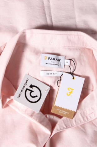 Herrenhemd Farah, Größe M, Farbe Rosa, Preis € 21,49