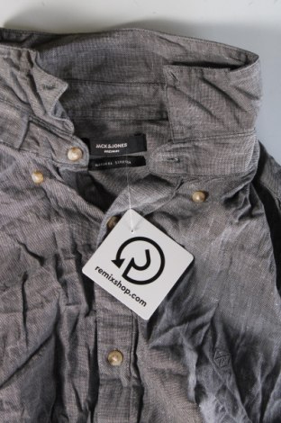 Cămașă de bărbați Jack & Jones PREMIUM, Mărime L, Culoare Gri, Preț 31,99 Lei