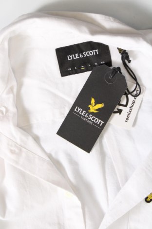 Ανδρικό πουκάμισο Lyle & Scott, Μέγεθος M, Χρώμα Λευκό, Τιμή 63,99 €