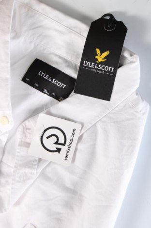 Cămașă de bărbați Lyle & Scott, Mărime 5XL, Culoare Alb, Preț 266,99 Lei