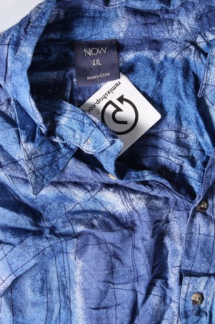 Herrenhemd Now, Größe 4XL, Farbe Blau, Preis 10,29 €