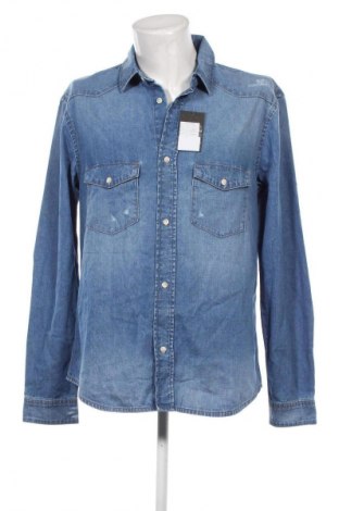 Herrenhemd Only & Sons, Größe L, Farbe Blau, Preis € 12,99