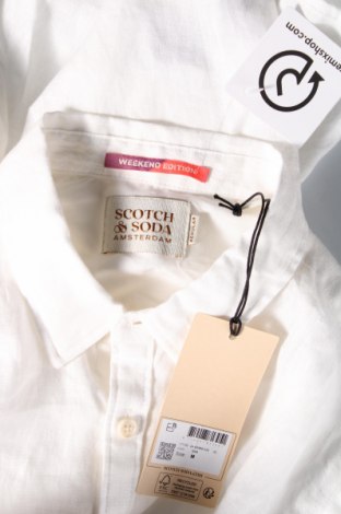 Ανδρικό πουκάμισο Scotch & Soda, Μέγεθος M, Χρώμα Λευκό, Τιμή 33,49 €