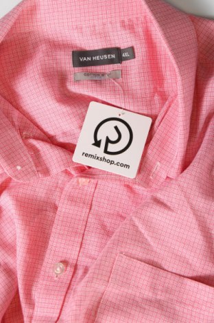 Herrenhemd Van Heusen, Größe 4XL, Farbe Rosa, Preis € 6,49