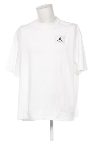 Herren T-Shirt Air Jordan Nike, Größe L, Farbe Weiß, Preis 37,29 €