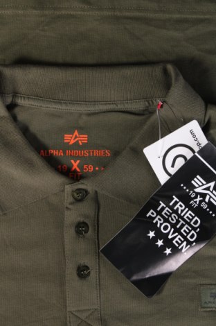 Ανδρικό t-shirt Alpha Industries, Μέγεθος 3XL, Χρώμα Πράσινο, Τιμή 44,99 €