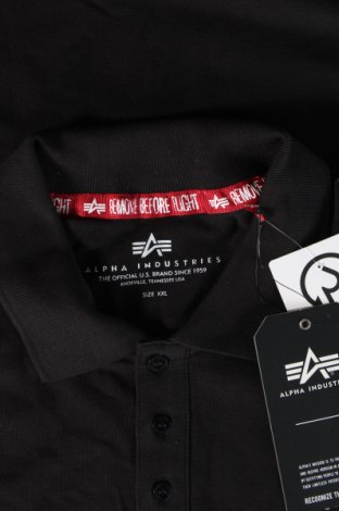 Ανδρικό t-shirt Alpha Industries, Μέγεθος XXL, Χρώμα Μαύρο, Τιμή 39,49 €