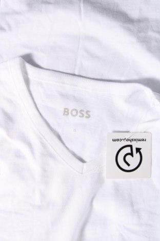 Męski T-shirt BOSS, Rozmiar S, Kolor Biały, Cena 121,99 zł