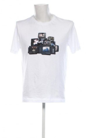 Ανδρικό t-shirt BOSS, Μέγεθος M, Χρώμα Λευκό, Τιμή 35,79 €