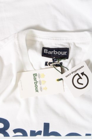 Ανδρικό t-shirt Barbour, Μέγεθος M, Χρώμα Λευκό, Τιμή 29,99 €