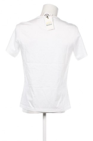 Herren T-Shirt Barbour, Größe M, Farbe Weiß, Preis 24,99 €