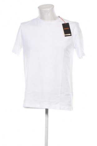 Tricou de bărbați Boss Orange, Mărime M, Culoare Alb, Preț 375,29 Lei