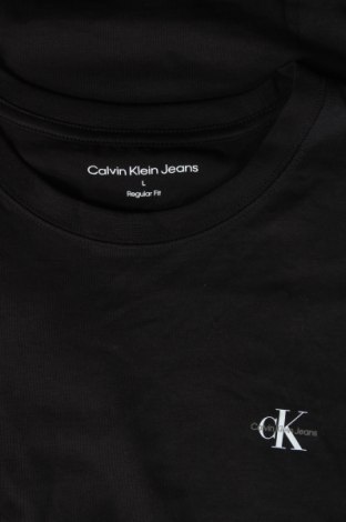 Herren T-Shirt Calvin Klein Jeans, Größe L, Farbe Schwarz, Preis € 20,29