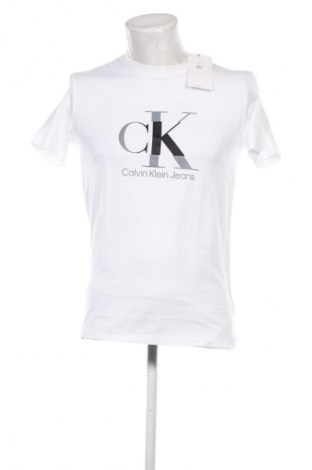 Męski T-shirt Calvin Klein Jeans, Rozmiar M, Kolor Biały, Cena 174,99 zł