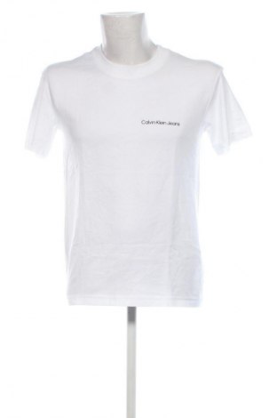 Męski T-shirt Calvin Klein Jeans, Rozmiar S, Kolor Biały, Cena 184,99 zł