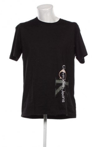 Ανδρικό t-shirt Calvin Klein Jeans, Μέγεθος M, Χρώμα Μαύρο, Τιμή 30,99 €