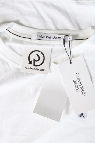 Męski T-shirt Calvin Klein Jeans, Rozmiar XL, Kolor Biały, Cena 154,99 zł