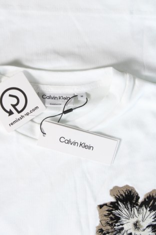 Tricou de bărbați Calvin Klein Jeans, Mărime M, Culoare Alb, Preț 167,99 Lei