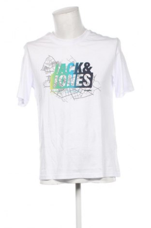 Pánské tričko  Core By Jack & Jones, Velikost L, Barva Bílá, Cena  305,00 Kč