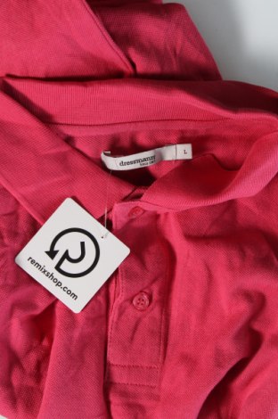 Herren T-Shirt Dressmann, Größe L, Farbe Rosa, Preis 10,79 €