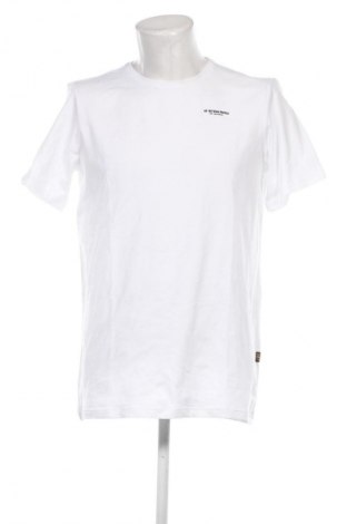 Męski T-shirt G-Star Raw, Rozmiar XL, Kolor Biały, Cena 147,49 zł