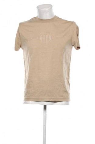 Ανδρικό t-shirt Gant, Μέγεθος S, Χρώμα  Μπέζ, Τιμή 27,99 €