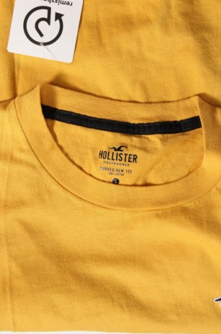 Ανδρικό t-shirt Hollister, Μέγεθος S, Χρώμα Κίτρινο, Τιμή 15,99 €