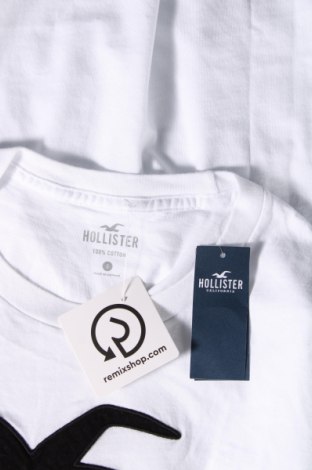 Ανδρικό t-shirt Hollister, Μέγεθος S, Χρώμα Λευκό, Τιμή 15,99 €