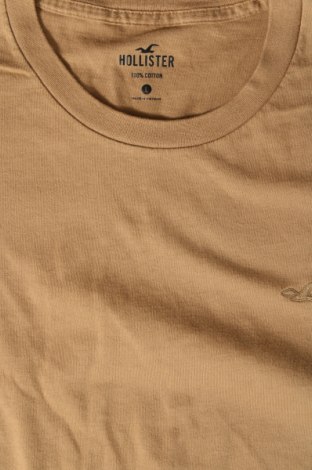 Ανδρικό t-shirt Hollister, Μέγεθος L, Χρώμα  Μπέζ, Τιμή 9,79 €