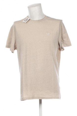 Herren T-Shirt Hollister, Größe XXL, Farbe Beige, Preis 10,99 €