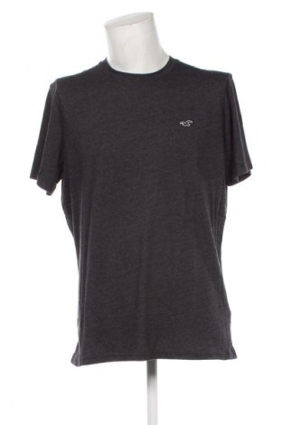 Ανδρικό t-shirt Hollister, Μέγεθος XXL, Χρώμα Γκρί, Τιμή 8,99 €