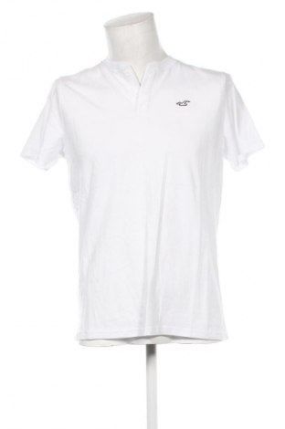 Ανδρικό t-shirt Hollister, Μέγεθος L, Χρώμα Λευκό, Τιμή 15,29 €