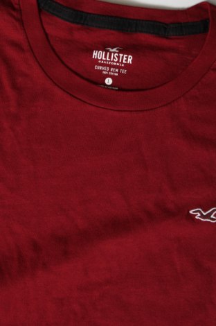 Ανδρικό t-shirt Hollister, Μέγεθος L, Χρώμα Κόκκινο, Τιμή 15,99 €