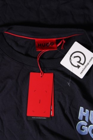 Męski T-shirt Hugo Boss, Rozmiar L, Kolor Niebieski, Cena 303,99 zł