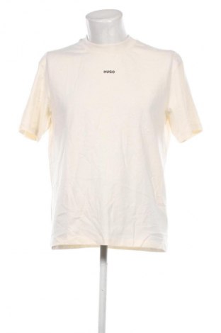 Męski T-shirt Hugo Boss, Rozmiar M, Kolor Beżowy, Cena 288,99 zł