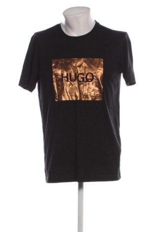 Męski T-shirt Hugo Boss, Rozmiar XL, Kolor Czarny, Cena 177,70 zł